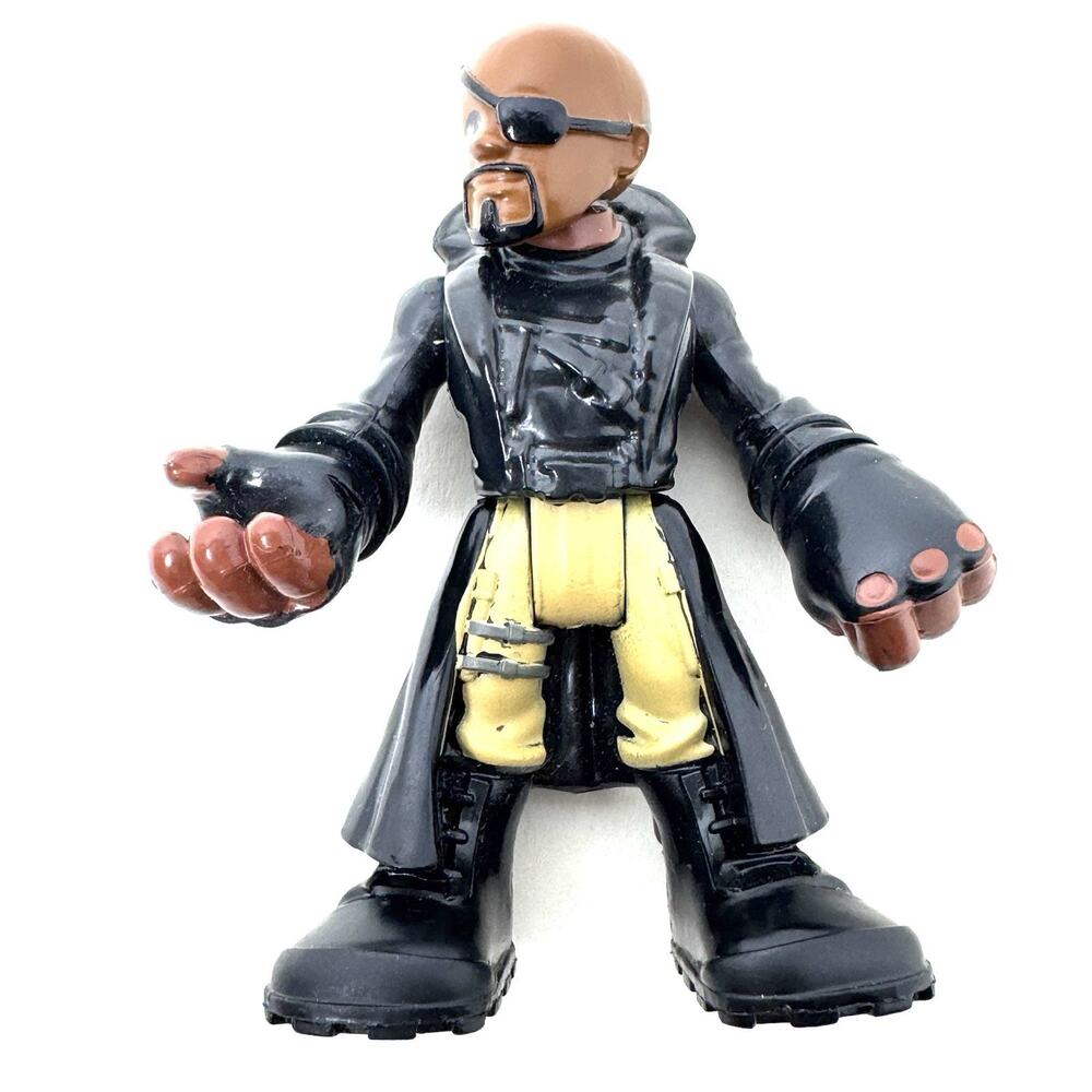 Playskool Marvel Super Hero Adventures NICK FURY figure Avengers